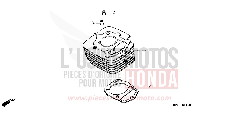 CILINDRO per City Fly FLASH RED (R119E) del 1998
